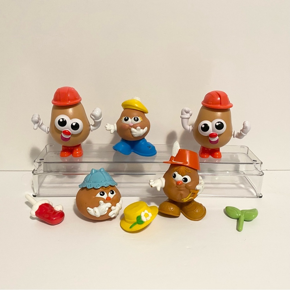 Mini Mr Potato Spud Kids Babies Shoes Hat Accessories Vintage Hasbro 1986 Lot